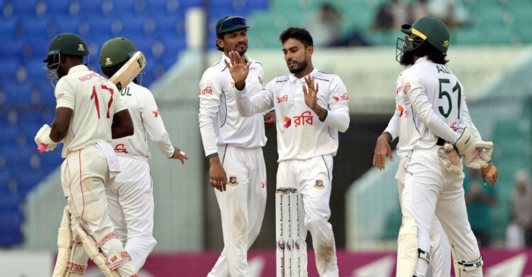 জিম্বাবুয়েকে ইনিংস ব্যবধানে হারিয়ে প্রতিশোধ বাংলাদেশের
