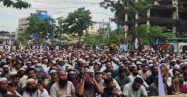 শাপলা চত্বরে ইন্তিফাদা বাংলাদেশের গণসমাবেশ