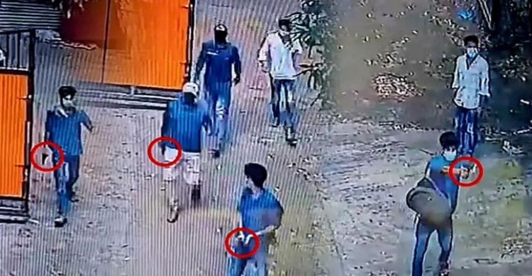 চাঁদা না পেয়ে ব্যবসায়ীর বাড়িতে দফায় দফায় গুলি