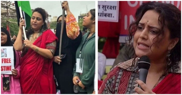 ফিলিস্তিনের সমর্থনে রাস্তায় নামলেন ভারতীয় অভিনেত্রী