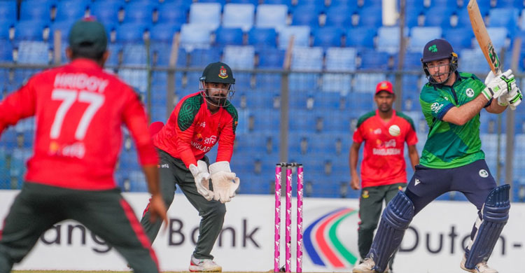 মোস্তাফিজ–রিশাদের তোপে আয়ারল্যান্ডকে অল্প রানে আটকে দিল বাংলাদেশ