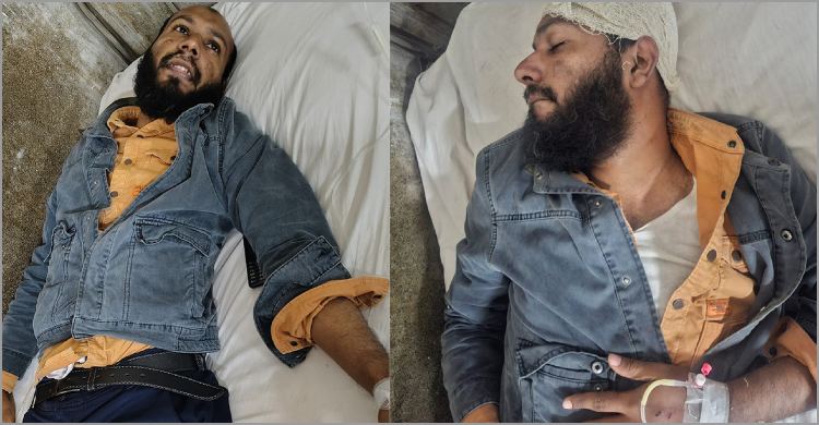 সাংবাদিককে হাতুড়িপেটা করলেন পুলিশ কনস্টেবল