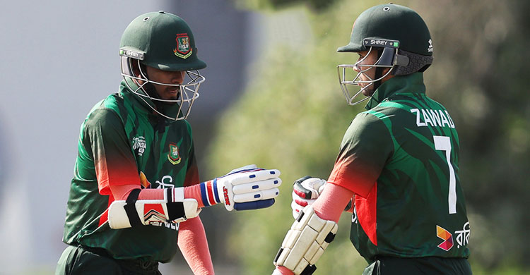 আবরারের ব্যাটিং নৈপুণ্যে এশিয়া কাপে শুভ সূচনা টাইগারদের