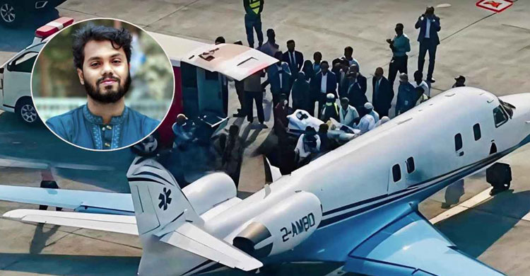 হাদির মরদেহ নিয়ে সিঙ্গাপুর থেকে ছাড়ল বিমান