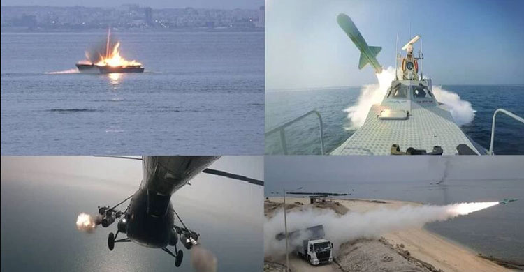 একের পর এক ব্যালিস্টিক ও ক্রুজ ক্ষেপণাস্ত্র নিক্ষেপ ইরানের