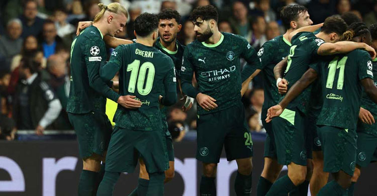 লিড নিয়েও ম্যানসিটির কাছে হারল রিয়াল