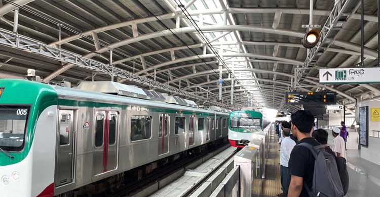 শুক্রবার থেকে বন্ধ থাকবে মেট্রোরেল