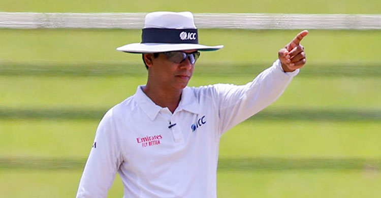 যে কীর্তি গড়ে ইতিহাসের পাতায় বাংলাদেশি আম্পায়ার