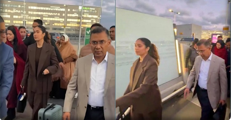 বিশাল বহর নিয়ে দেশে ফিরছেন তারেক রহমান