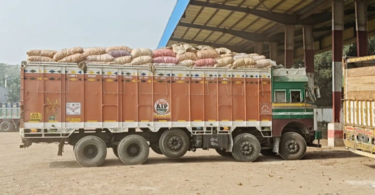 সোনামসজিদ স্থলবন্দর দিয়ে এলো ৪১৯ টন পেঁয়াজ
