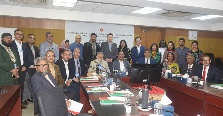 অসংক্রামক রোগ প্রতিরোধ ও নিয়ন্ত্রণে জাতিসংঘের বিভিন্ন সংস্থার সহযোগিতার আশ্বাস