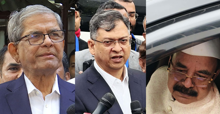 ঢাকা বিমানবন্দরে মির্জা ফখরুলসহ স্থায়ী কমিটির সদস্যারা
