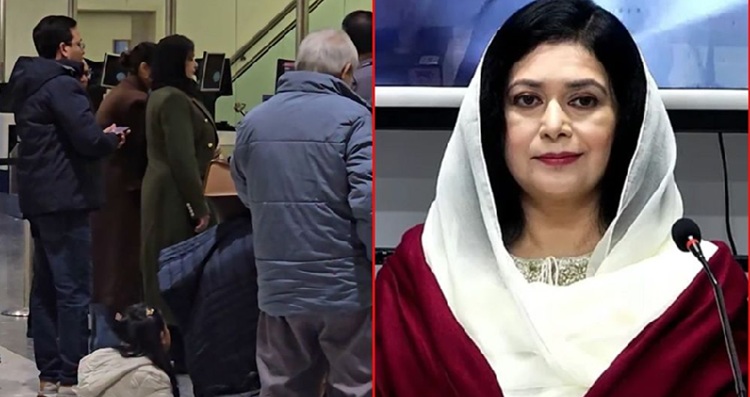 দেশের পথে জোবাইদা রহমান