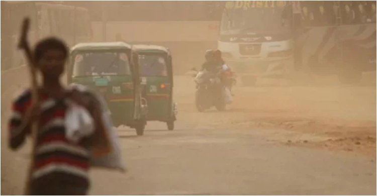 দূষিত বায়ুর শহরের তালিকায়  প্রথম অবস্থানে ঢাকা