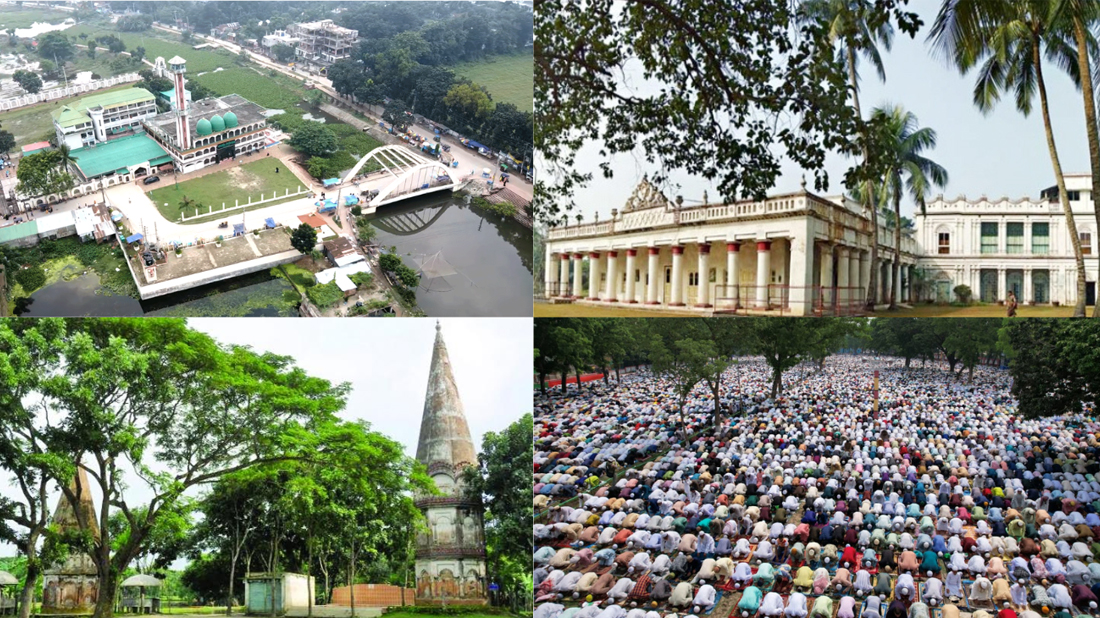 কবি চন্দ্রবতীর বাড়ি, শোলাকিয়া ঈদগাহ ও পাগলা মসজিদ দেখতে ছুটে আসেন পর্যটকরা