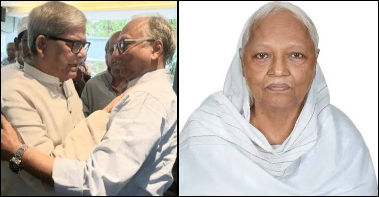 মায়ের মৃত্যুতে মাহমুদুর রহমানের বাড়িতে গেলেন মির্জা ফখরুল