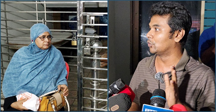 বাড়ি দখলে নিতে বৃদ্ধ মাকে প্রবেশে বাধা, ছেলে গ্রেফতার