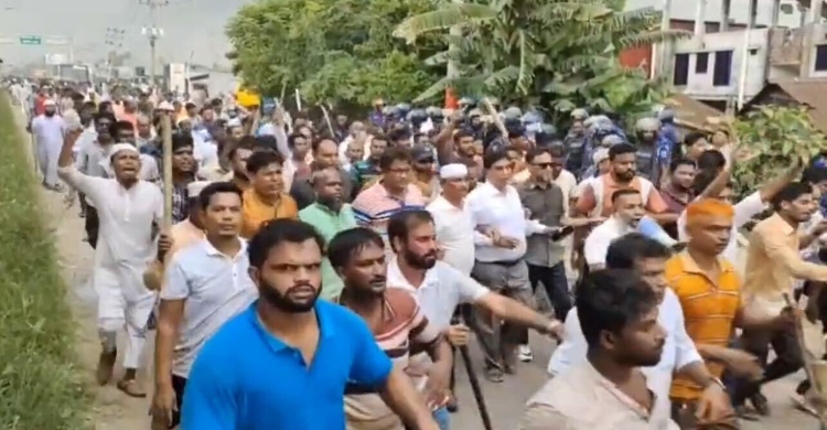 গাজীপুরে বিএনপির কমিটি নিয়ে উত্তেজনা, ধাওয়া-পাল্টা ধাওয়া