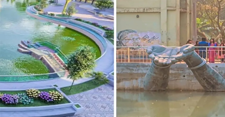 ভাস্কর্যটি ভাঙা নয়, ফিরবে মূল নকশায়