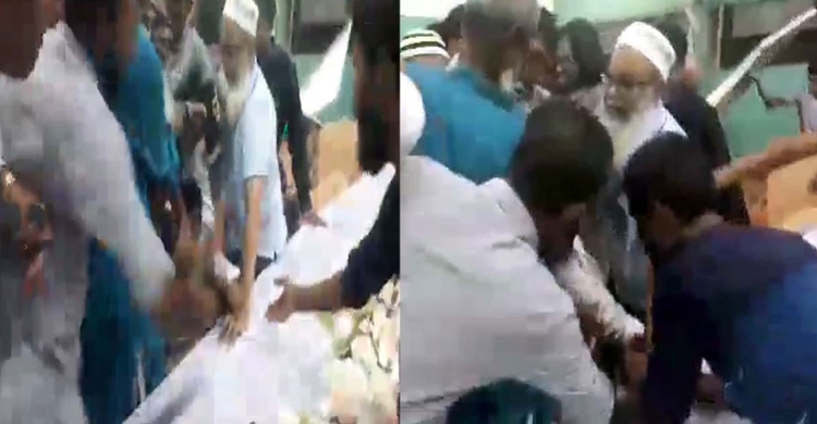 নেতাকর্মীদের চাপে ভেঙে পড়ল বিএনপির সম্মেলন মঞ্চ