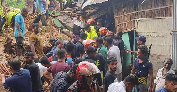 সিলেটে ভূমিধসে একই পরিবারের ৪ জনের মৃত্যু