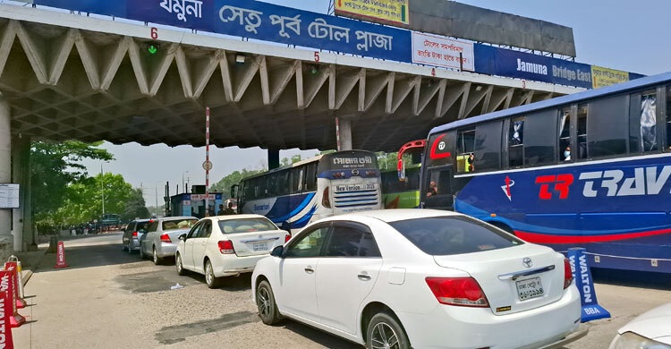 যমুনা সেতুতে ২৪ ঘণ্টায় ৩ কোটি ২৮ লাখ টাকা টোল আদায়
