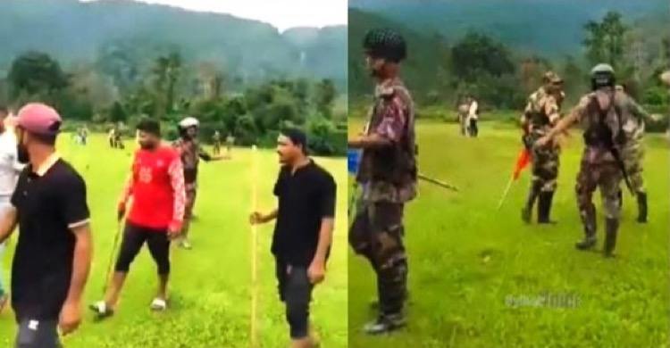 গোয়াইনঘাট সীমান্তে উত্তেজনা, স্থানীয়দের বাধায় পিছু হটল বিএসএফ