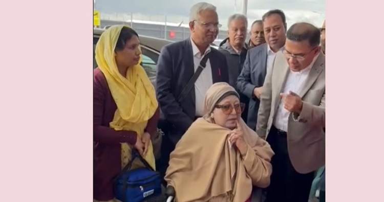 ‘ভাইয়ার খেয়াল রেখ,’ লন্ডনে বিদায় নেওয়ার আগে নেতাকর্মীদের খালেদা জিয়া