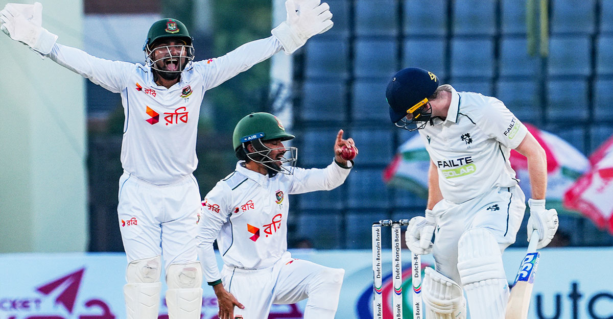 আয়ারল্যান্ডকে ইনিংস ও ৪৭ রানে হারাল বাংলাদেশ