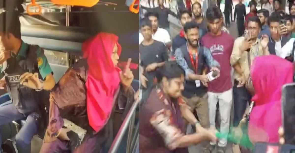 ৩২ নম্বরে ‘জয় বাংলা’ স্লোগান দেওয়ায় নারীকে মারধর