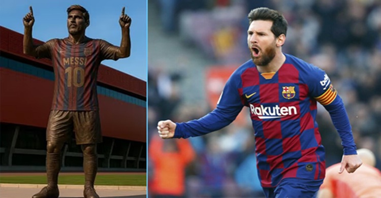 ক্যাম্প ন্যুতে বসছে মেসির ভাস্কর্য, নিশ্চিত করল বার্সা