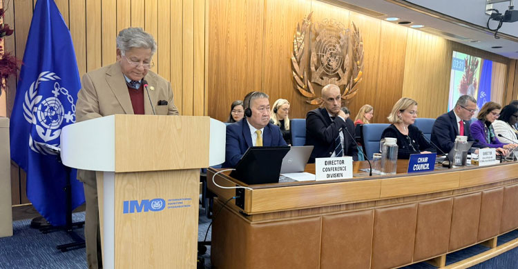 আইএমও’র অধিবেশনে নৌপরিবহন খাতের অগ্রগতি তুলে ধরেন নৌ উপদেষ্টা