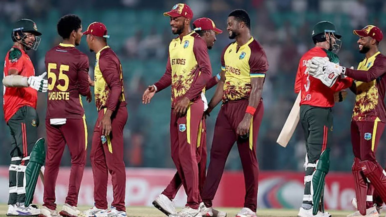 ঘরের মাঠে উইন্ডিজের কাছে হোয়াইটওয়াশ বাংলাদেশ