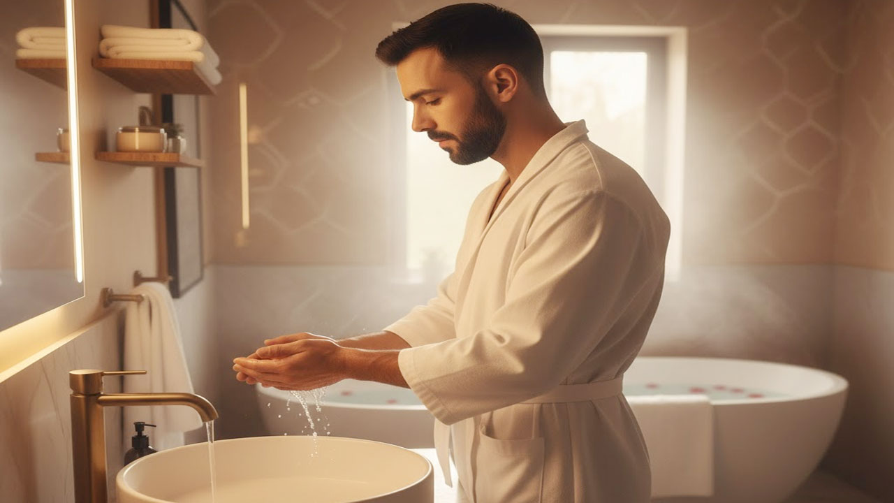 গোসল করার সুন্নত পদ্ধতি