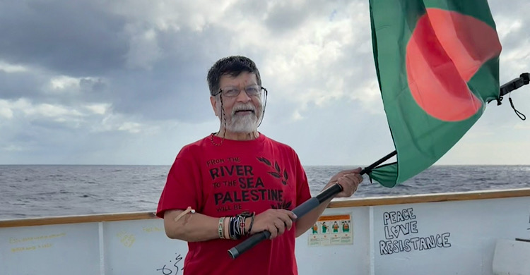 শহিদুল আলমকে ধরে নিয়ে গেছে ইসরায়েলি বাহিনী