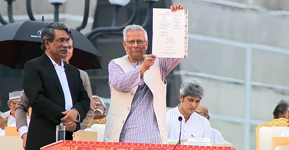 অবশেষে জুলাই সনদ স্বাক্ষরিত