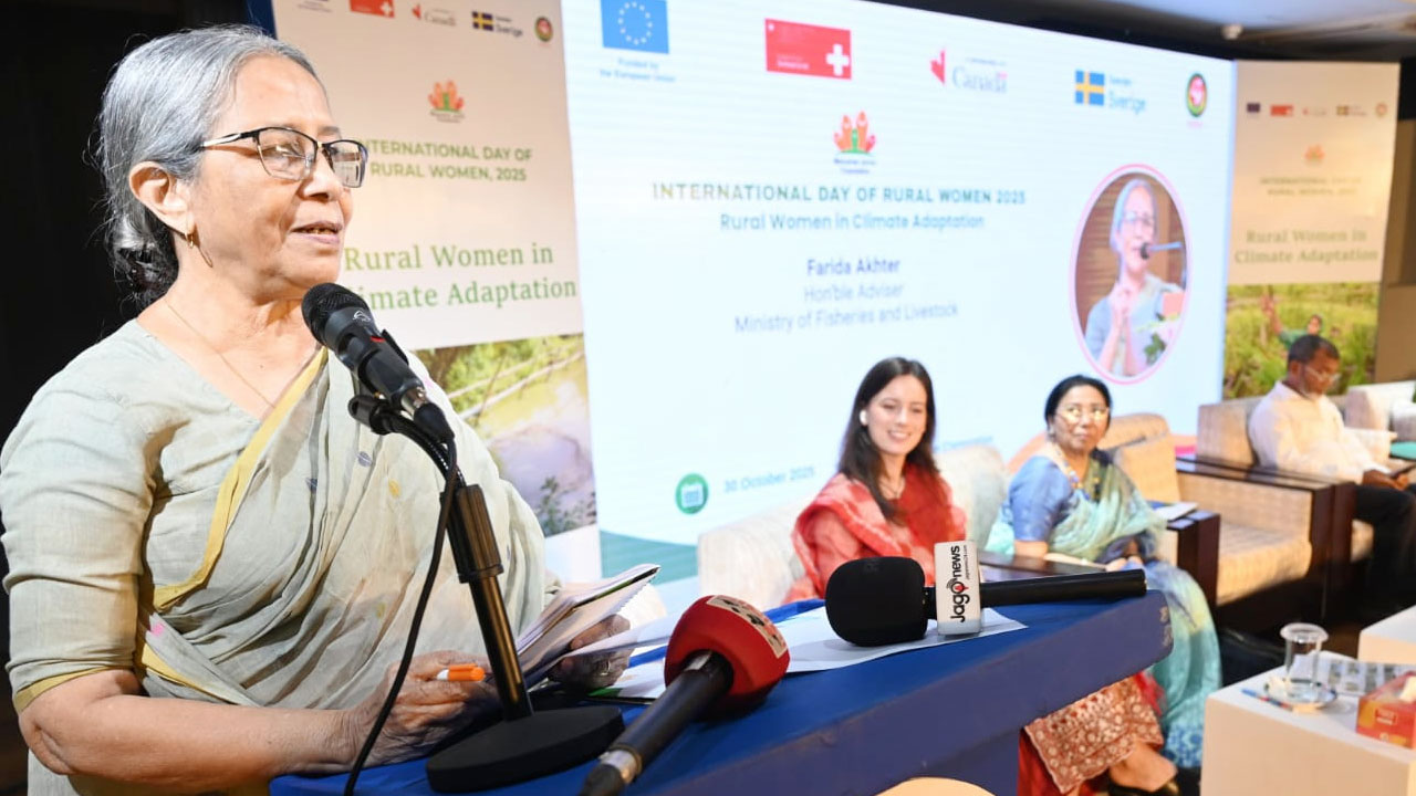 দেশের পুষ্টি-অর্থনীতিতে গ্রামীণ নারীদের অবদান অপরিসীম: প্রাণিসম্পদ উপদেষ্টা
