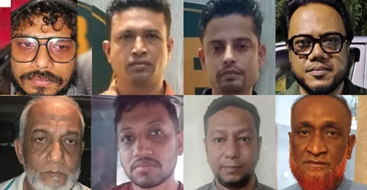 আওয়ামী লীগের কেন্দ্রীয় কমিটির সদস্যসহ ৮ নেতাকর্মী গ্রেফতার