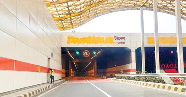 কর্ণফুলী টানেলে ৬ দিন রাতে যান চলাচল থাকবে নিয়ন্ত্রিত