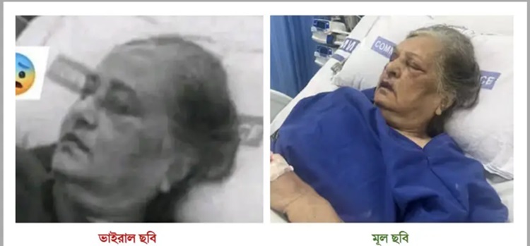 ভাইরাল হওয়া ছবিটি শেখ হাসিনার নয়