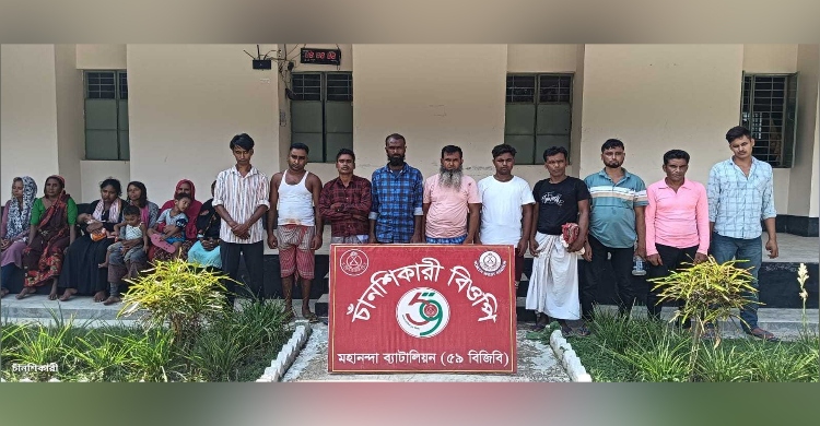 চাঁপাইনবাবগঞ্জ সীমান্ত দিয়ে ১৯ জনকে পুশইন