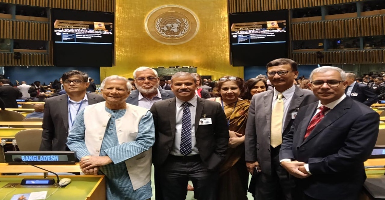 জাতিসংঘের সাধারণ পরিষদ অধিবেশনে যোগ দিয়েছেন প্রধান উপদেষ্টা