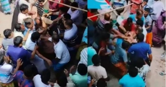 সোনারগাঁওয়ে পুলিশের ওপর হামলা চালিয়ে হাতকড়াসহ আসামি ছিনতাই