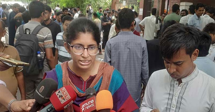 আমরা ফলাফল বর্জনের মতো কোনো অবস্থানে নেই: ভিপি প্রার্থী উমামা