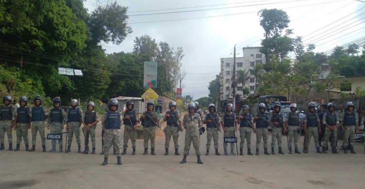 খাগড়াছড়িতে থমথমে পরিস্থিতি